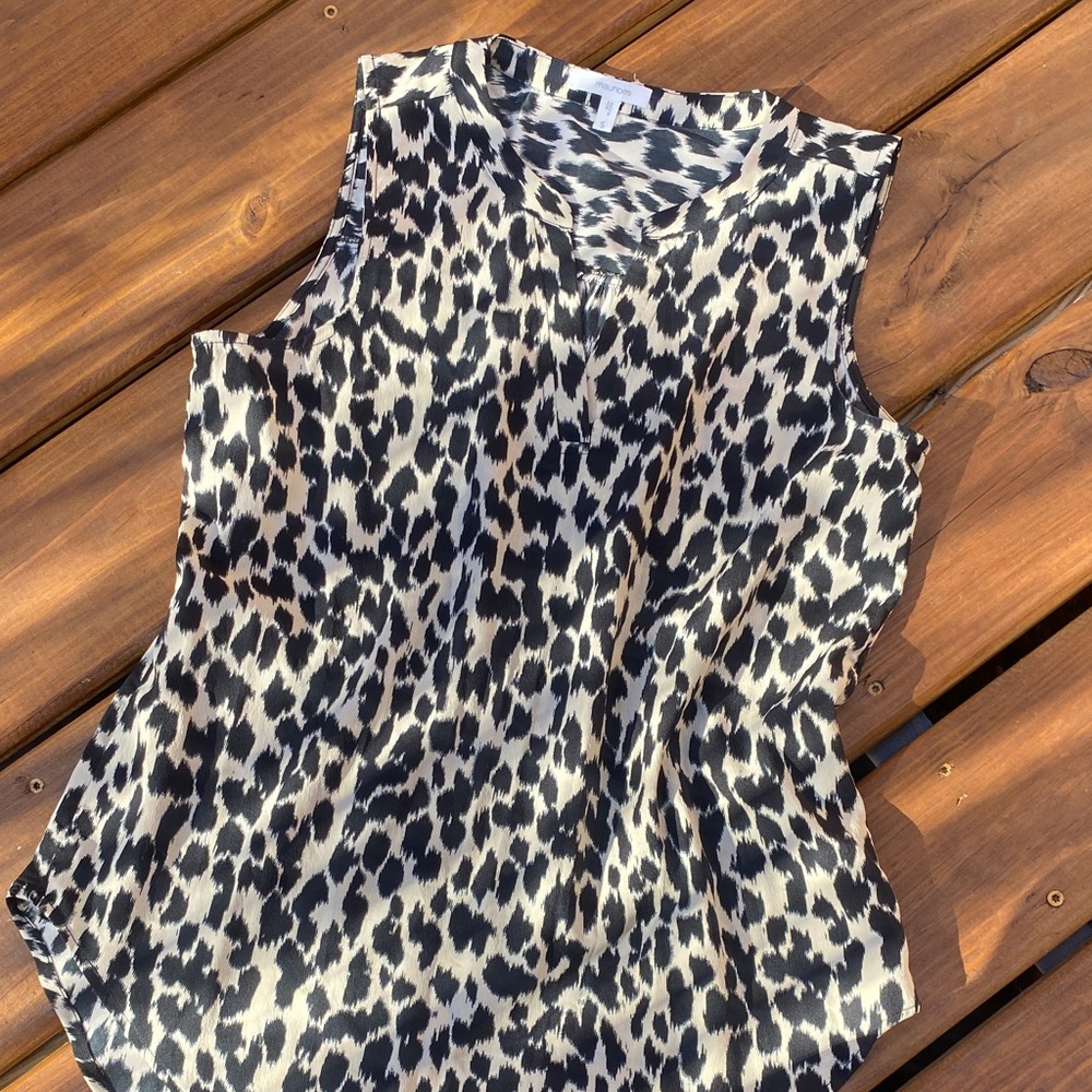 Leopard Print Sleeveless Top Maurice’s